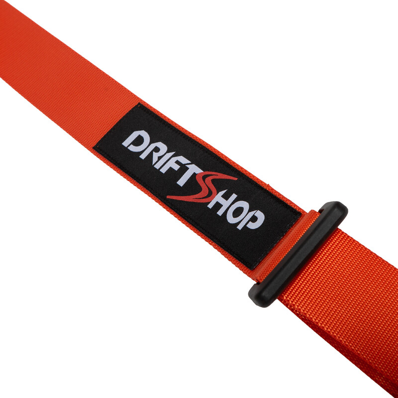 DriftShop 4 Point Harness 2" - Orange - Road Approved